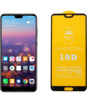 Idol 1991 9H 0.25mm 10D Full Face Tempered Glass Black (Huawei P20 Pro)