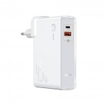 Baseus Power Station（GaN）2 in 1 Quick Charge Power bank & Charger C+U 10000mAh 45W EU White (PPNLD-C02)