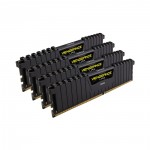 Corsair VENGEANCE LPX 16GB (4 x 4GB) DDR4 DRAM 2666MHz C16 Memory Kit - Black (CMK16GX4M4A2666C16) (CORCMK16GX4M4A2666C16)