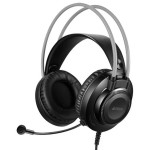 A4TECH Headset FH200U, USB, 50mm ακουστικά, DSP stereo, μαύρα