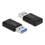DELOCK USB αντάπτορας δικτύου WLAN 12550, dual band, DFS, μαύρος