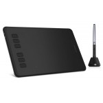 HUION pen tablet H640P, 6.3 x 3.9", battery-free pen, 6 πλήκτρα, μαύρο