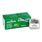 MURATA μπαταρία Silver Oxide για ρολόγια SR516SW, 1.55V, No317, 10τμχ