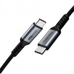 CABLETIME καλώδιο USB Type-C C160, USB 3.2, PD 100W, 4K/60Hz, 1m, μαύρο