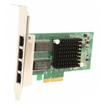 POWERTECH Κάρτα Επέκτασης PCI-e to 4x LAN 10/100/1000, Chip Intel i350