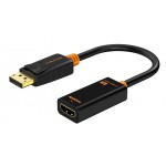 CABLETIME αντάπτορας DisplayPort σε HDMI AV586, 4K, 0.2m, μαύρος