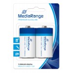 MEDIARANGE Premium αλκαλικές μπαταρίες Mono D LR20, 1.5V, 2τμχ