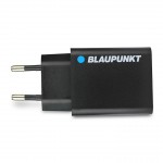 BLAUPUNKT Φορτιστής Σπιτιού 2.4 A-5V Με Αντάπτορα USB - Μαυρό