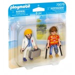 Playmobil Duo Pack Γιατρός και ασθενής