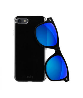 Puro Θήκη + Γυαλιά Ηλίου για iPhone 7/8 - Μαύρο