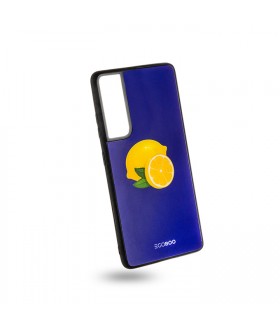 EGOBOO Case Glass TPU Royal Lemons  (Samsung S21 Ultra)