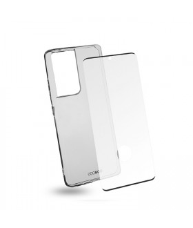 EGOBOO  Tempered Glass + Case TPU Transparent (Samsung S21 Ultra)