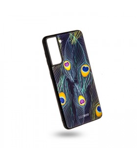 EGOBOO Case Glass TPU Peacock (Samsung S21)