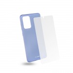 EGOBOO  Tempered Glass + Case Rubber TPU Light Violet (Samsung A72)