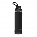 Puro "OUTDOOR" bottles stainless steel with powder coating 750ml Black