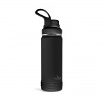 Puro "OUTDOOR" bottles stainless steel with powder coating 500ml Black