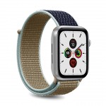 Puro nylon wristband for Apple Watch 42-44mm - "Army" Green-Dark Blue
