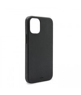 PURO Cover Silicon with microfiber inside για iPhone 13 Mini 5.4" - Μαύρο
