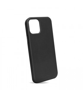PURO Cover leather look 'SKY' για iPhone 13 6.1''- Μαύρο