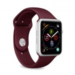 Puro Apple Watch Band 3pcs SET 42-44mm Bands sizes included S/M & M/L - Μπορντό