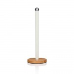 Swan Nordic Towel Pole with Wooden Base - Λευκό