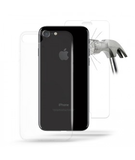 Puro Θήκη Nude για iPhone 7/8 + Tempered Glass-διάφανο