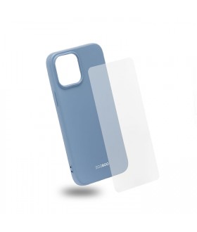 EGOBOO Case TPU Cloudy Grey+Tempered Glass (iPhone 13 Pro Max)