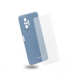 EGOBOO Case TPU Cloudy Grey +Tempered Glass(Xiaomi Redmi Note 10PRO)