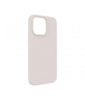 PURO  Cover Silicon with microfiber inside για iPhone 14 Pro Max 6.7' - Ροζ